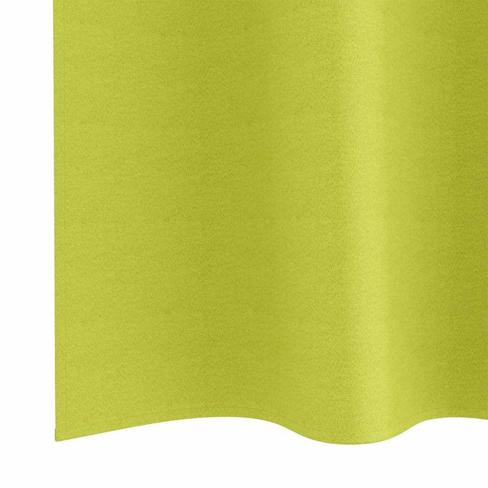 Perdele cu perdele 2 pcs Verde măr 245 x 140 cm Poliester - WALTI WALTI