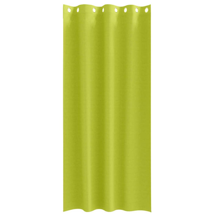 Perdele cu perdele 2 pcs Verde măr 245 x 140 cm Poliester - WALTI WALTI