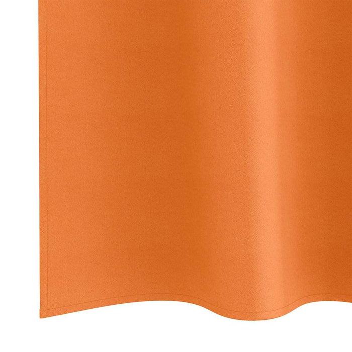 Perdele Opaque cu Inel 2 pcs Portocalie Aprinsă 225 x 140 cm WALTI