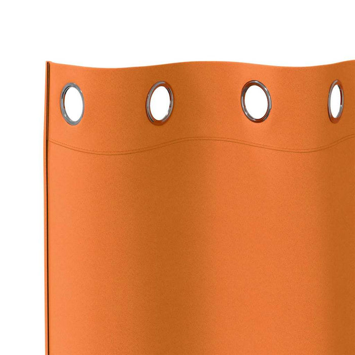 Perdele 2 pcs Portocaliu intens 245 x 140 cm Poliester - WALTI WALTI