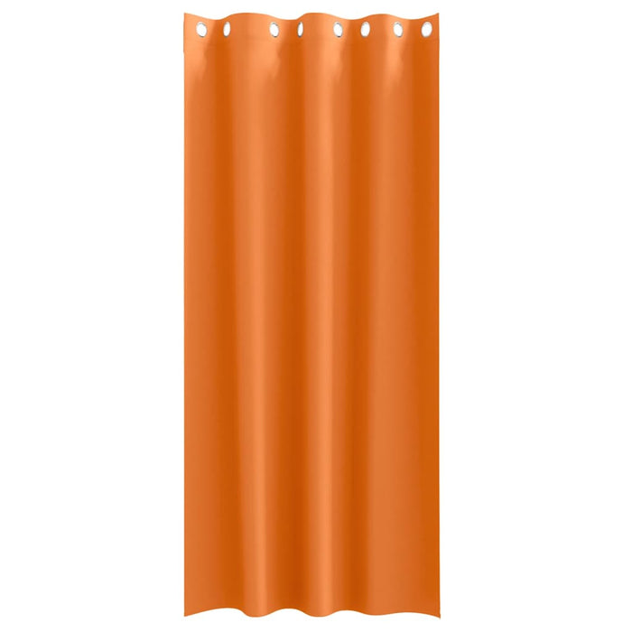 Perdele 2 pcs Portocaliu intens 245 x 140 cm Poliester - WALTI WALTI