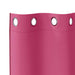 Perdele cu perdele 2 pcs Roz intens 225 x 140 cm Poliester - WALTI WALTI
