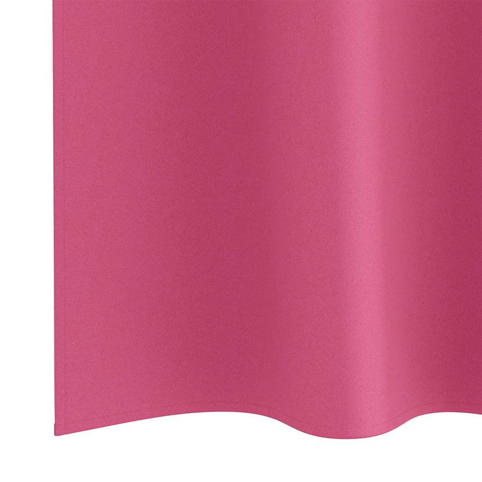 Perdele cu perdele 2 pcs Roz intens 225 x 140 cm Poliester - WALTI WALTI
