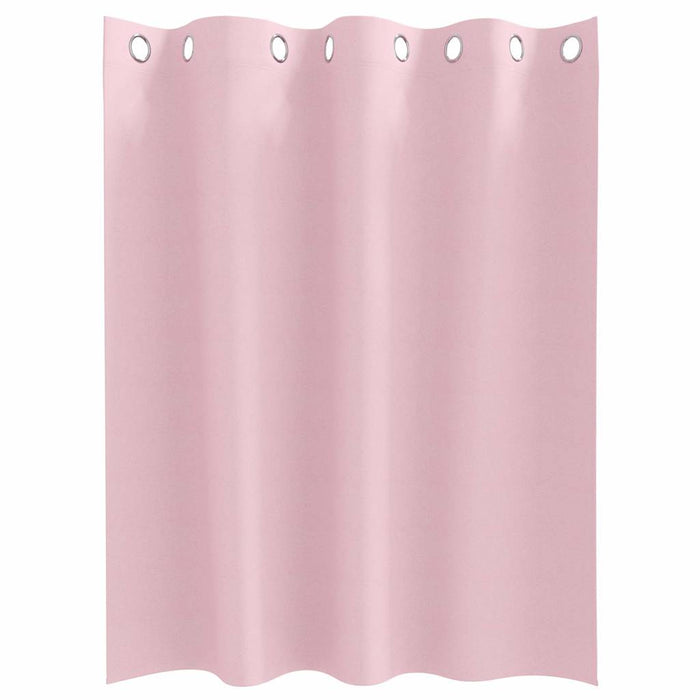 Perdele cu perdele 2 pcs Roz bebeluș 140 x 140 cm Poliester - WALTI WALTI