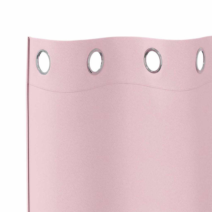 Perdele cu perdele 2 pcs Roz bebeluș 260 x 140 cm Poliester - WALTI WALTI