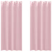 Perdele cu perdele 2 pcs Roz bebeluș 260 x 140 cm Poliester - WALTI WALTI