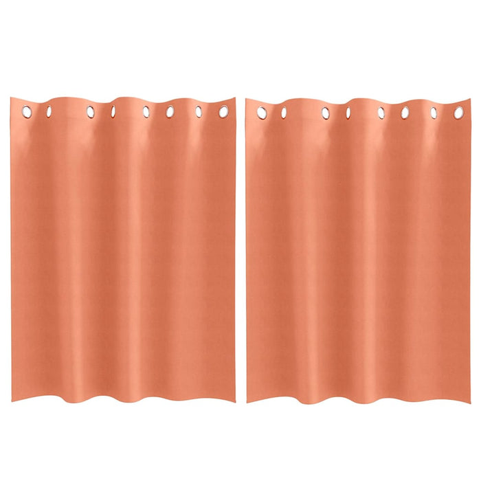 Perdele cu perdele 2 pcs Terracota 140 x 140 cm Poliester - WALTI WALTI