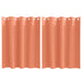 Perdele cu perdele 2 pcs Terracota 140 x 140 cm Poliester - WALTI WALTI