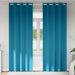Perdele cu perdele 2 pcs Turcoaz 245 x 140 cm Poliester - WALTI WALTI