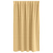 Perdele cu perdele 2 pcs Bej 140 x 140 cm Poliester - WALTI WALTI