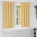 Perdele cu perdele 2 pcs Bej Poliester - WALTI WALTI