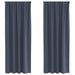 Perdele cu perdele 2 pcs Antracit Poliester - WALTI WALTI