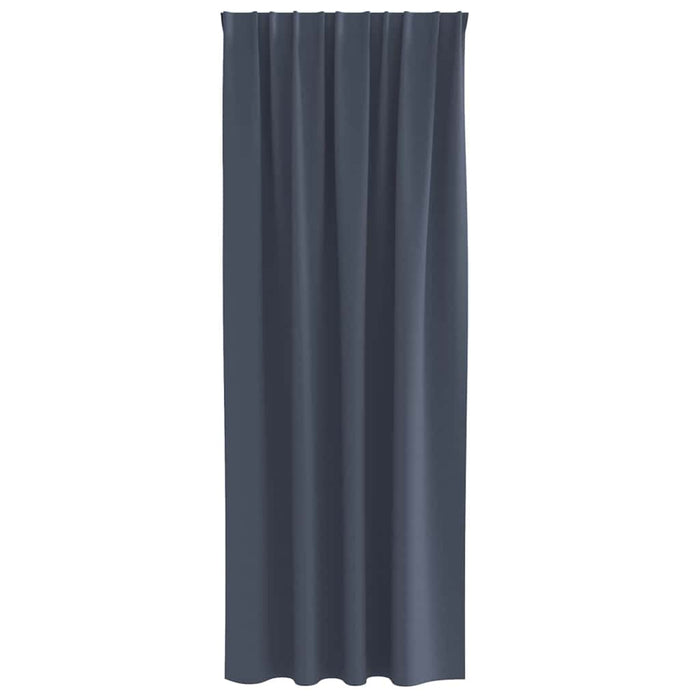Perdele cu perdele 2 pcs Antracit Poliester - WALTI WALTI