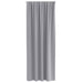 Perdele cu perdele 2 pcs Gri deschis 245 x 140 cm Poliester - WALTI WALTI
