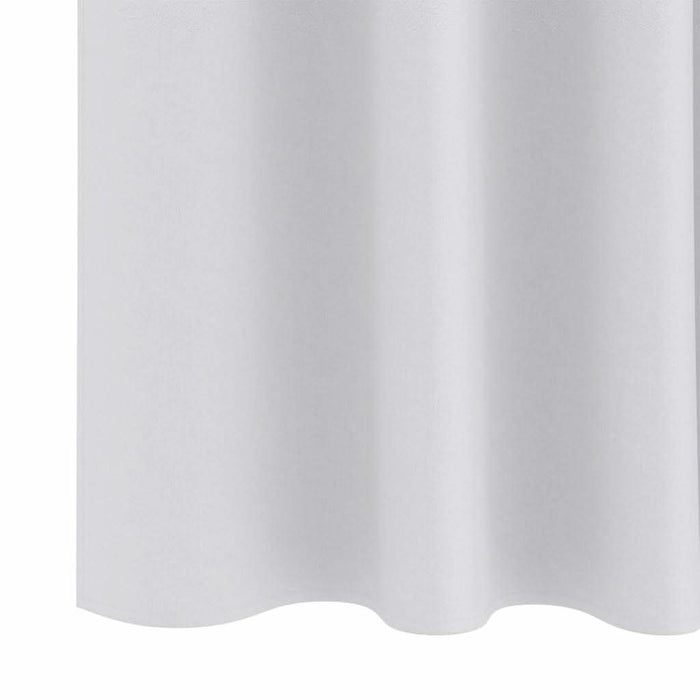 Perdele cu perdele 2 pcs Gri deschis Poliester - WALTI WALTI