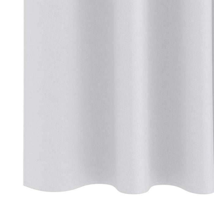 Perdele cu perdele 2 pcs Gri deschis 260 x 140 cm Poliester - WALTI WALTI