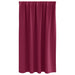 Perdele Opaque cu Inel 2 pcs Roșu Vin 140 x 140 cm Poliester - WALTI WALTI