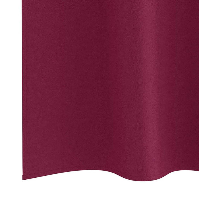 Perdele cu perdele 2 pcs bordo Poliester - WALTI WALTI