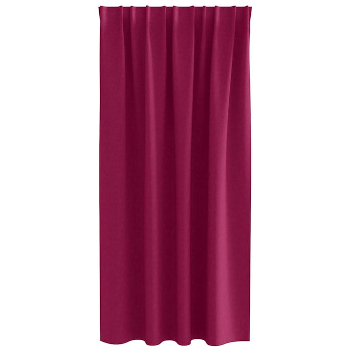 Perdele cu perdele 2 pcs bordo Poliester - WALTI WALTI