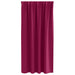 Perdele cu perdele 2 pcs bordo Poliester - WALTI WALTI