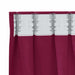 Perdele cu perdele 2 pcs Roșu Vin 260 x 140 cm Poliester - WALTI WALTI