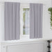 Perdele cu perdele 2 pcs Gri metalic Poliester - WALTI WALTI