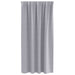 Perdele cu perdele 2 pcs Gri metalic Poliester - WALTI WALTI