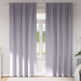 Perdele cu perdele 2 pcs Gri metalic 245 x 140 cm Poliester - WALTI WALTI