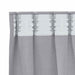 Perdele cu perdele 2 pcs Gri metalic 260 x 140 cm Poliester - WALTI WALTI