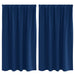Perdele Opaque cu Inel 2 pcs Albastru închis 140 x 140 cm - WALTI WALTI
