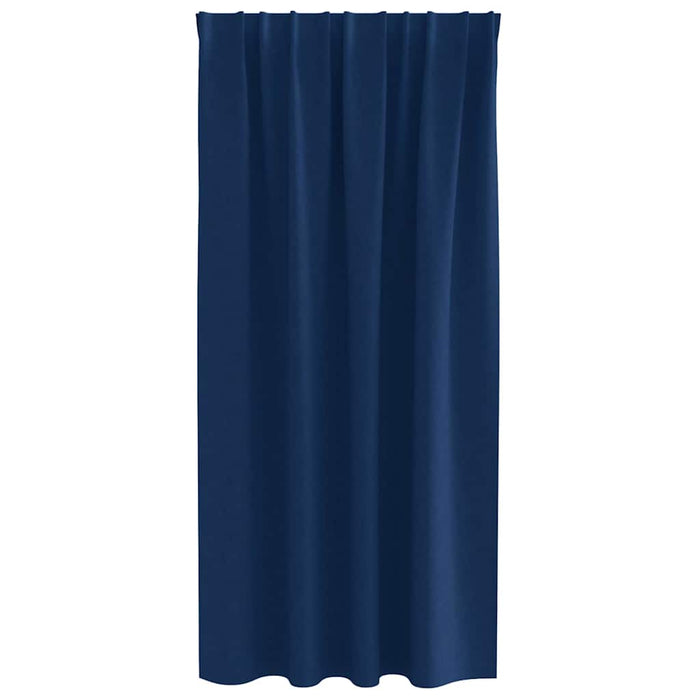 Perdele Opaque cu Inel 2 pcs Albastru închis 175 x 140 cm - WALTI WALTI