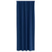 Perdele cu perdele 2 pcs Albastru închis 260 x 140 cm Poliester - WALTI WALTI
