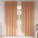 Perdele cu perdele 2 pcs Maro deschis 225 x 140 cm Poliester - WALTI WALTI