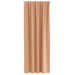 Perdele cu perdele 2 pcs Maro deschis 225 x 140 cm Poliester - WALTI WALTI