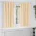 Perdele cu perdele 2 pcs Crem Poliester - WALTI WALTI