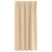 Perdele cu perdele 2 pcs Crem Poliester - WALTI WALTI