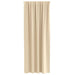 Perdele cu perdele 2 pcs Crem 245 x 140 cm Poliester - WALTI WALTI