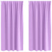 Perdele cu perdele 2 pcs Violet Poliester - WALTI WALTI