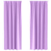 Perdele cu perdele 2 pcs Violet 245 x 140 cm Poliester - WALTI WALTI