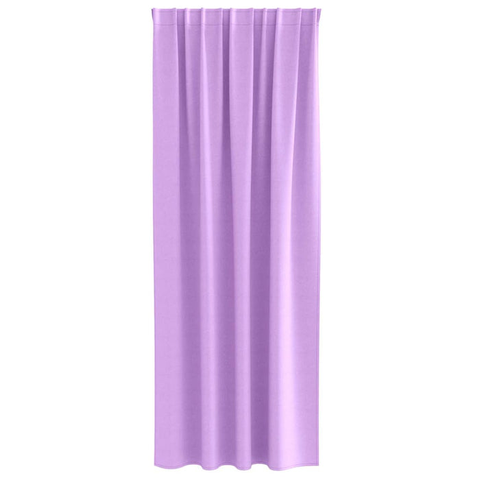 Perdele cu perdele 2 pcs Violet 245 x 140 cm Poliester - WALTI WALTI