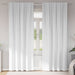 Perdele cu perdele 2 pcs Alb pur Poliester - WALTI WALTI
