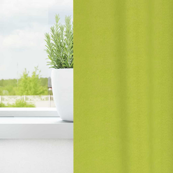 Perdele Opaque cu Inel 2 pcs Verde 140 x 140 cm Poliester - WALTI WALTI