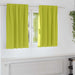 Perdele Opaque cu Inel 2 pcs Verde 140 x 140 cm Poliester - WALTI WALTI