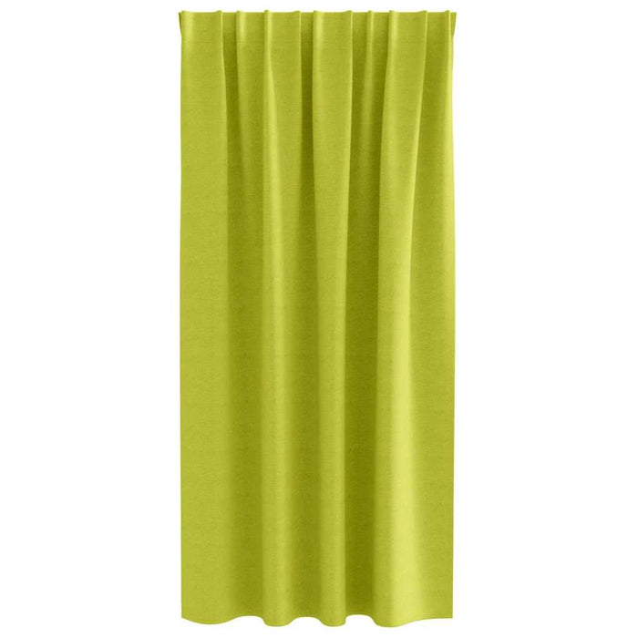 Perdele Opaque cu Inel 2 pcs Verde 175 x 140 cm Poliester - WALTI WALTI