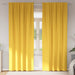 Perdele cu perdele 2 pcs galben muștar 245 x 140 cm Poliester - WALTI WALTI