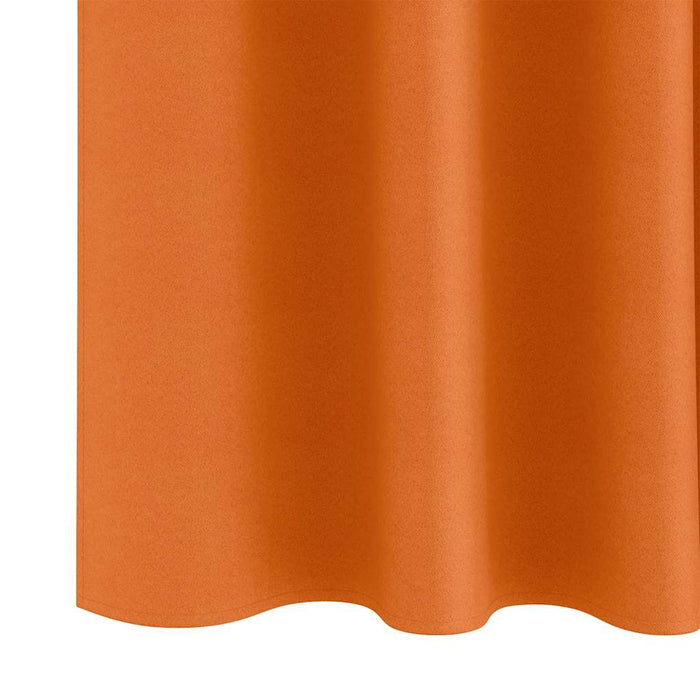 Perdele 2 pcs Portocaliu intens 140 x 140 cm Poliester - WALTI WALTI