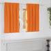 Perdele 2 pcs Portocaliu intens 140 x 140 cm Poliester - WALTI WALTI