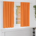 Perdele cu perdele 2 pcs Portocaliu Poliester - WALTI WALTI