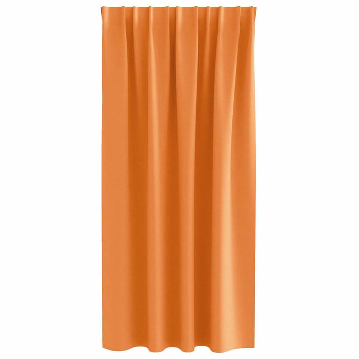 Perdele cu perdele 2 pcs Portocaliu Poliester - WALTI WALTI