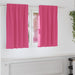 Perdele cu perdele 2 pcs Roz intens Poliester - WALTI WALTI
